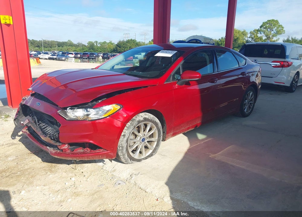 2017 FORD FUSION SE VIN: 3FA6P0H74HR175618