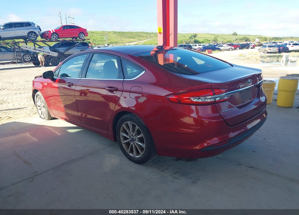 2017 FORD FUSION SE VIN: 3FA6P0H74HR175618