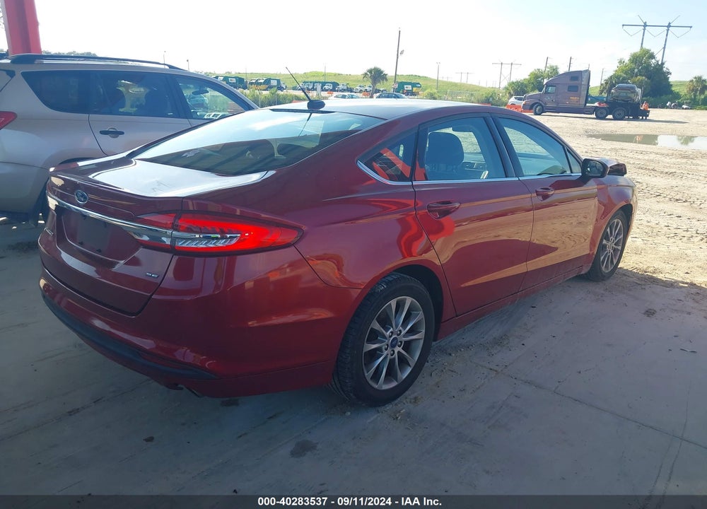 2017 FORD FUSION SE VIN: 3FA6P0H74HR175618