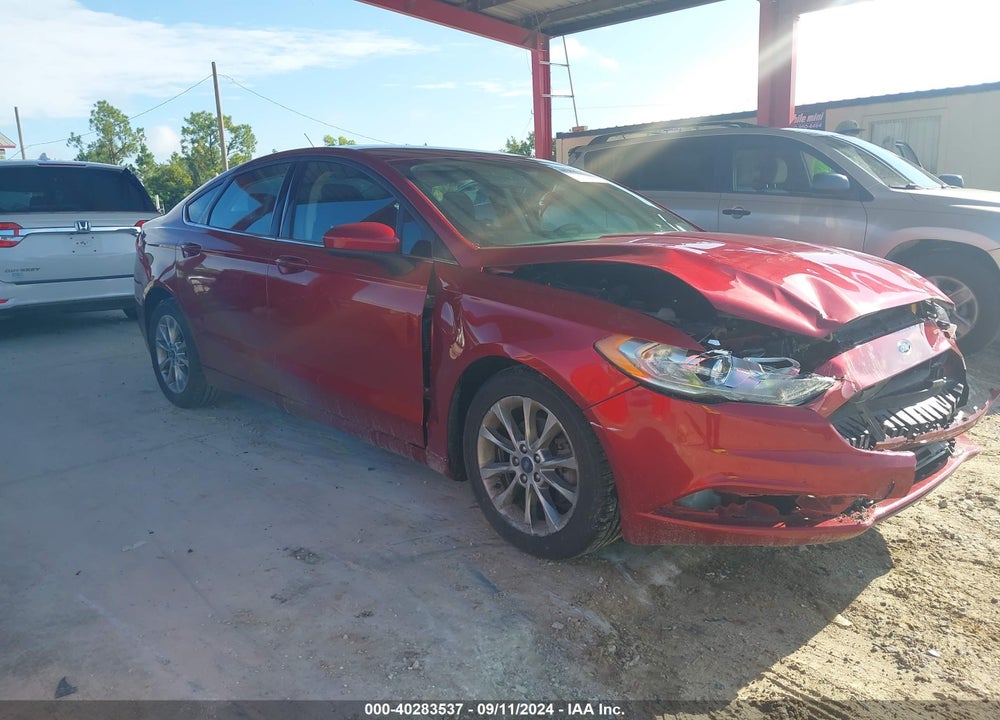 2017 FORD FUSION SE VIN: 3FA6P0H74HR175618