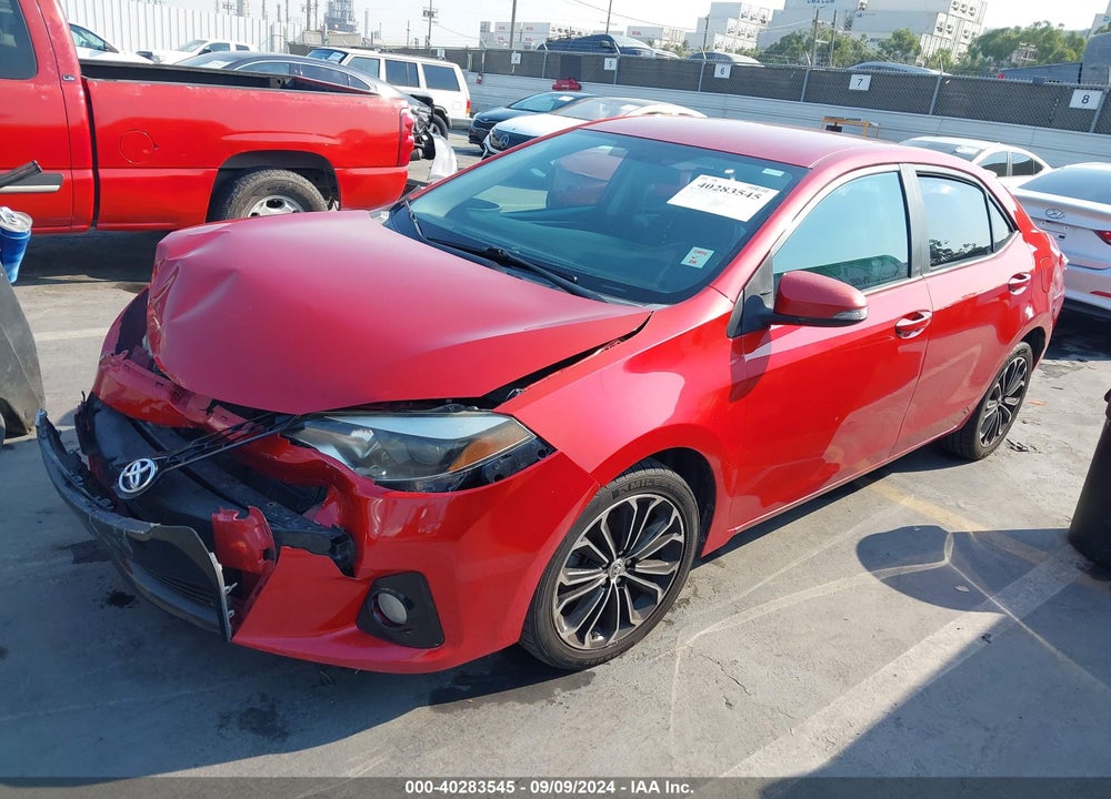 2014 TOYOTA COROLLA S PLUS VIN: 5YFBURHE3EP147783
