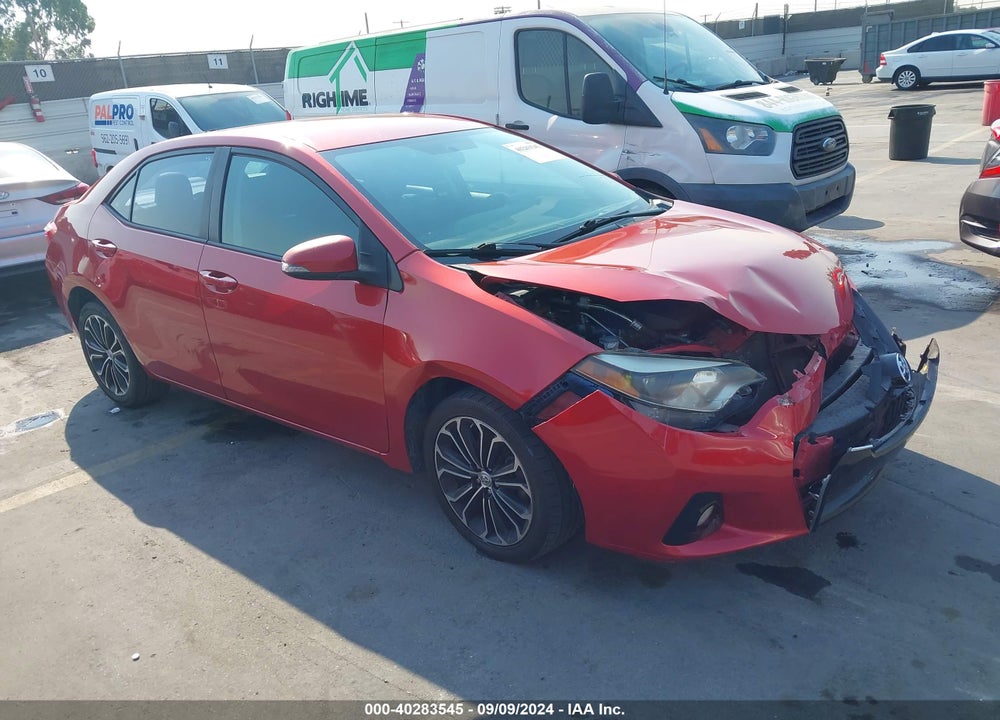 2014 TOYOTA COROLLA S PLUS VIN: 5YFBURHE3EP147783
