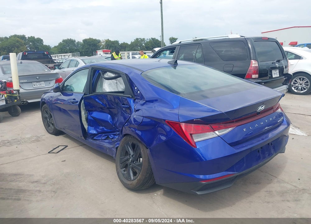 2023 HYUNDAI ELANTRA HYBRID BLUE VIN: KMHLM4AJ5PU091779