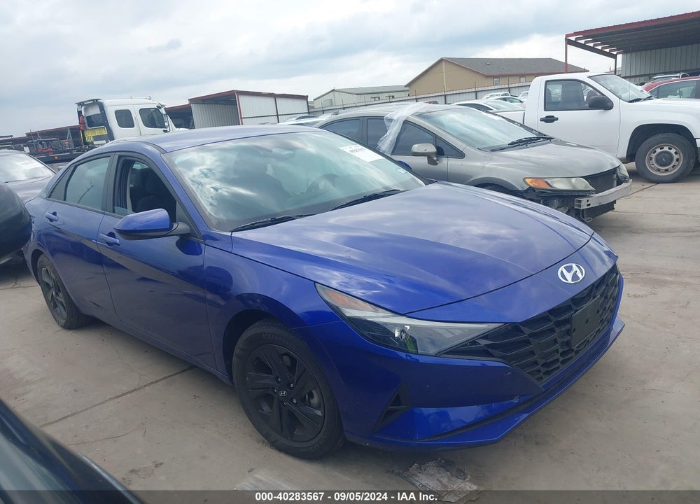 2023 HYUNDAI ELANTRA HYBRID BLUE VIN: KMHLM4AJ5PU091779