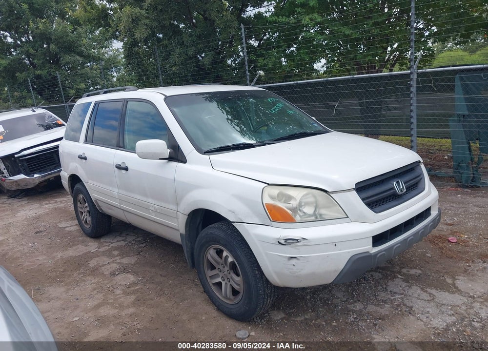 2003 HONDA PILOT EX-L VIN: 2HKYF18573H590650