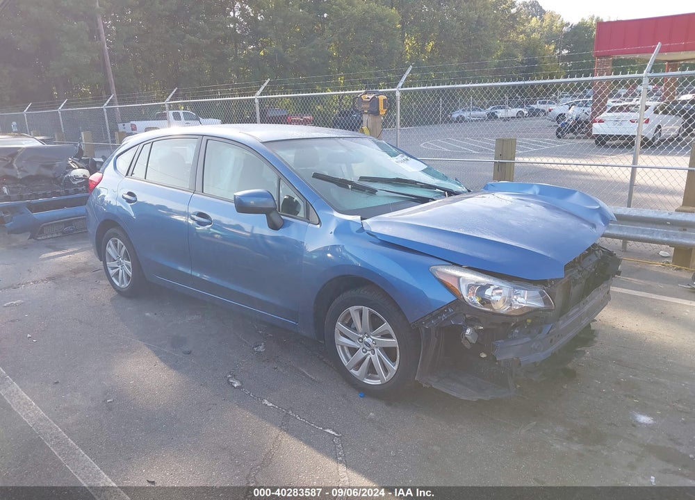2016 SUBARU IMPREZA 2.0I PREMIUM VIN: JF1GPAB68GH288191