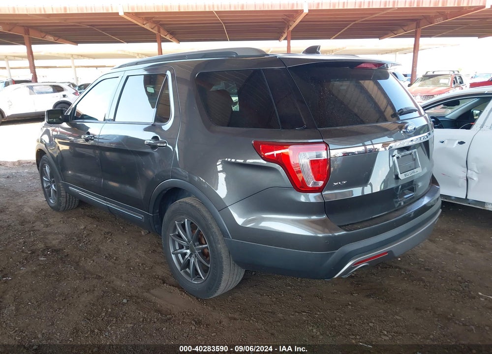 2017 FORD EXPLORER XLT VIN: 1FM5K7D87HGD42486