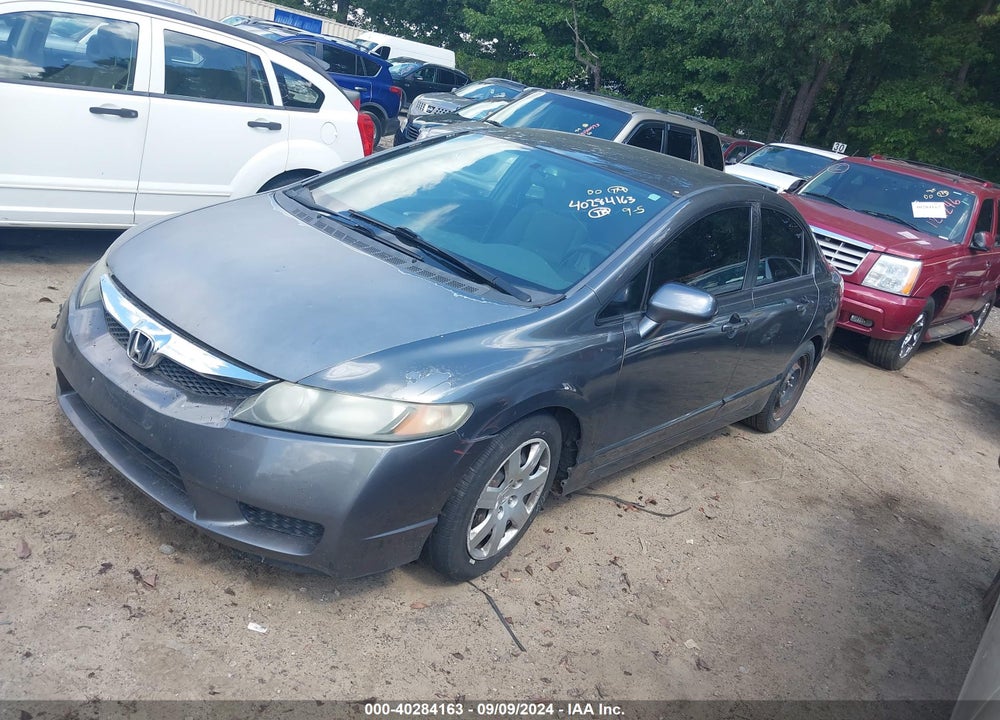 2010 HONDA CIVIC LX VIN: 2HGFA1F52AH545664