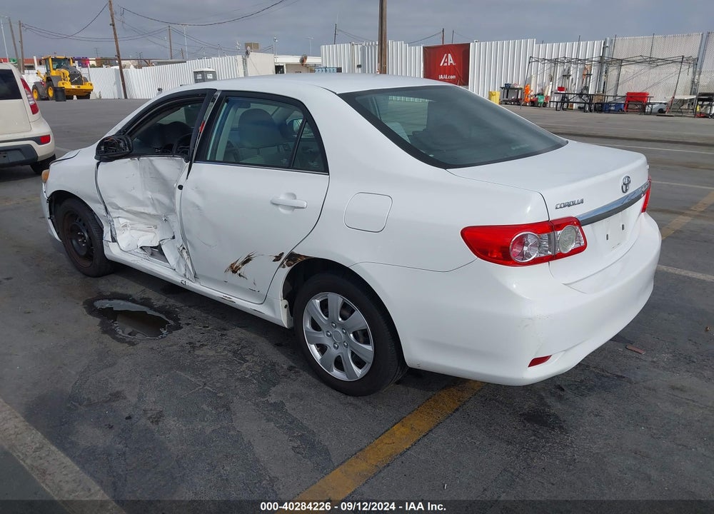 2013 TOYOTA COROLLA LE VIN: 2T1BU4EE9DC016783