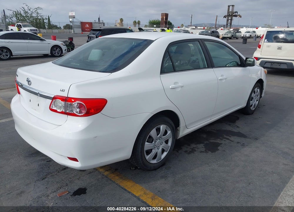 2013 TOYOTA COROLLA LE VIN: 2T1BU4EE9DC016783