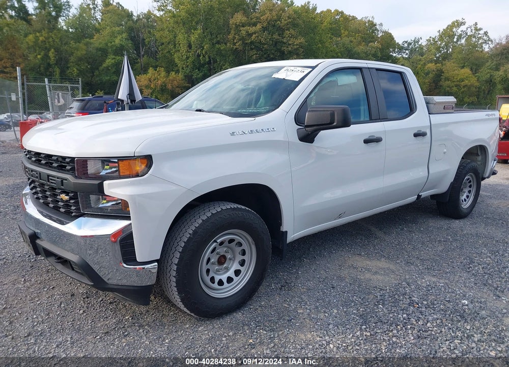 2021 CHEVROLET SILVERADO 1500 4WD DOUBLE CAB STANDARD BED WT VIN: 1GCRYAEH6MZ359665