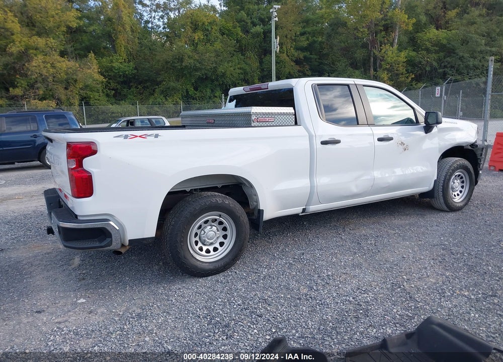 2021 CHEVROLET SILVERADO 1500 4WD DOUBLE CAB STANDARD BED WT VIN: 1GCRYAEH6MZ359665