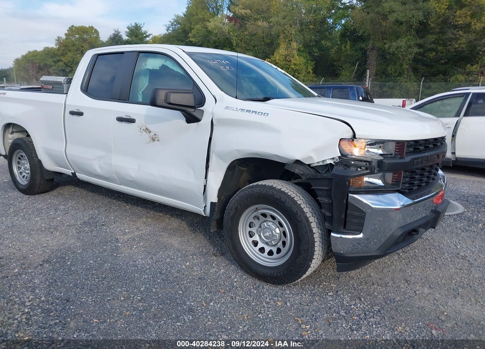 2021 CHEVROLET SILVERADO 1500 4WD DOUBLE CAB STANDARD BED WT VIN: 1GCRYAEH6MZ359665