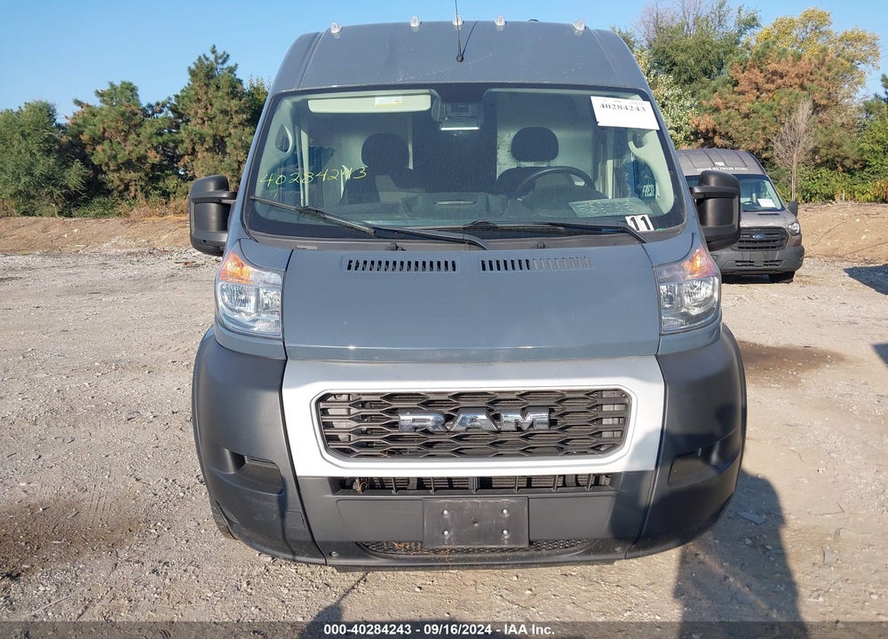 2019 RAM PROMASTER 2500 HIGH ROOF 159 WB VIN: 3C6TRVDG0KE519087