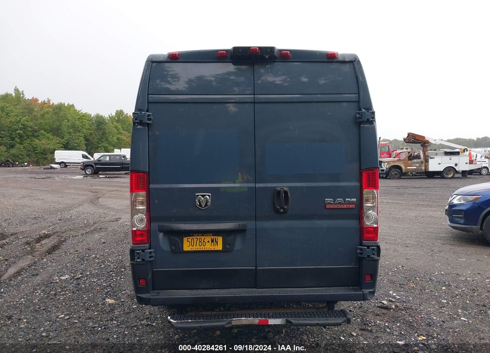 2019 RAM PROMASTER 3500 CARGO VAN HIGH ROOF 159 WB EXT VIN: 3C6URVJG2KE544579