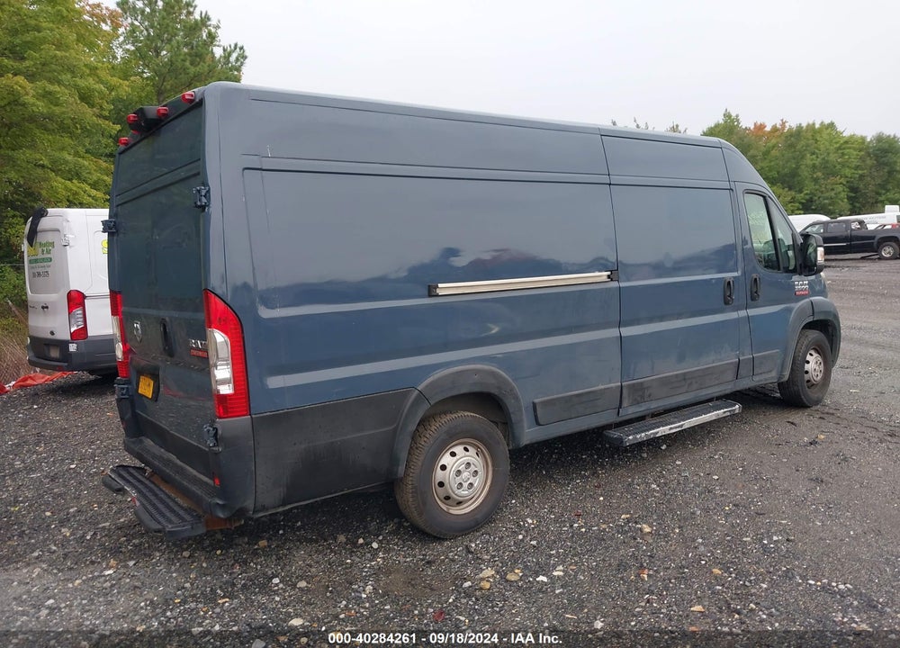 2019 RAM PROMASTER 3500 CARGO VAN HIGH ROOF 159 WB EXT VIN: 3C6URVJG2KE544579