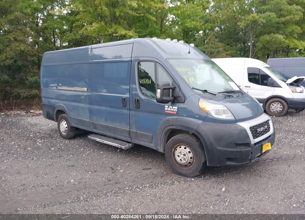 2019 RAM PROMASTER 3500 CARGO VAN HIGH ROOF 159 WB EXT VIN: 3C6URVJG2KE544579