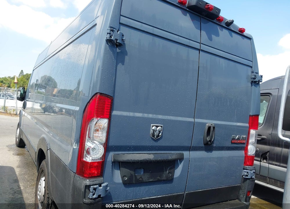 2021 RAM PROMASTER 3500 CARGO VAN HIGH ROOF 159 WB EXT VIN: 3C6MRVJG5ME556700