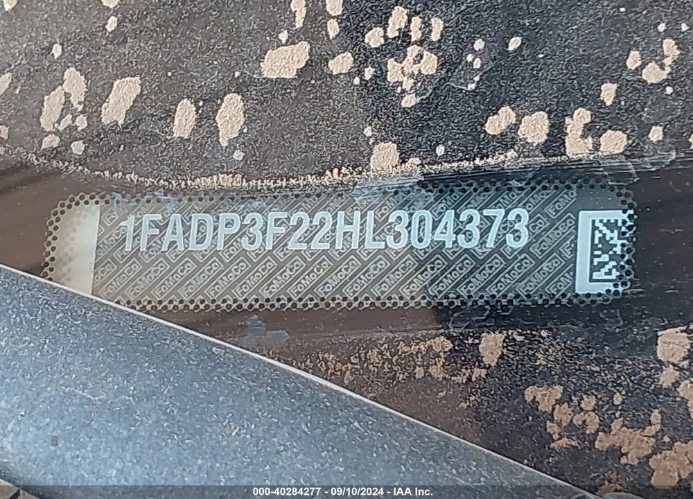 2017 FORD FOCUS SE VIN: 1FADP3F22HL304373