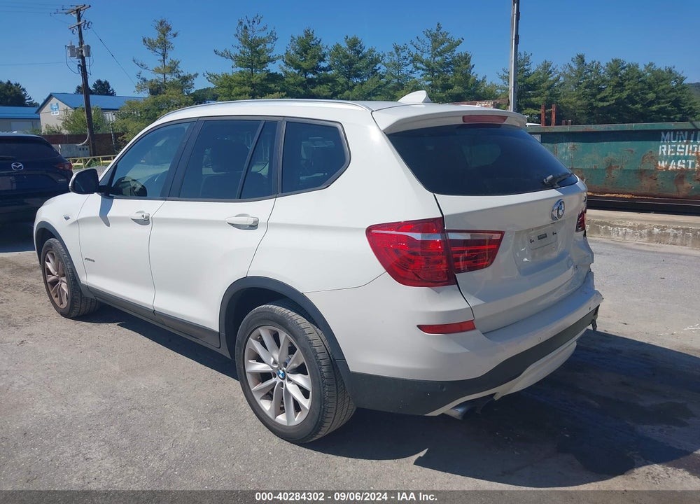2017 BMW X3 XDRIVE28I VIN: 5UXWX9C31H0T25251