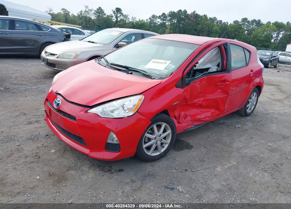 2013 TOYOTA PRIUS C THREE VIN: JTDKDTB38D1549595