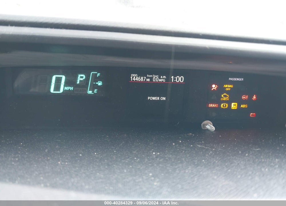 2013 TOYOTA PRIUS C THREE VIN: JTDKDTB38D1549595