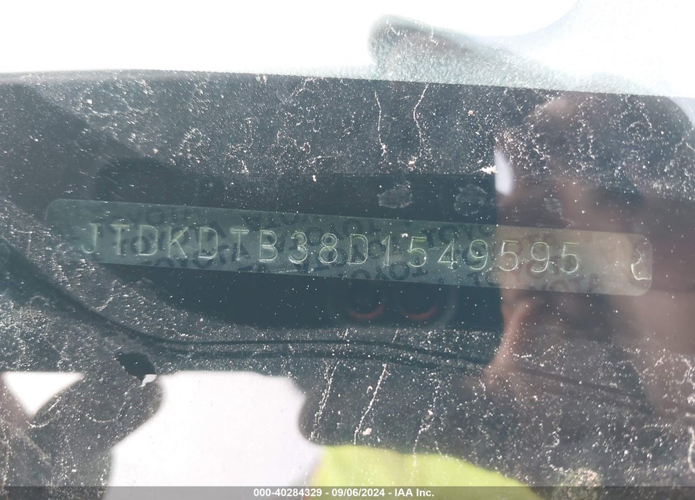 2013 TOYOTA PRIUS C THREE VIN: JTDKDTB38D1549595