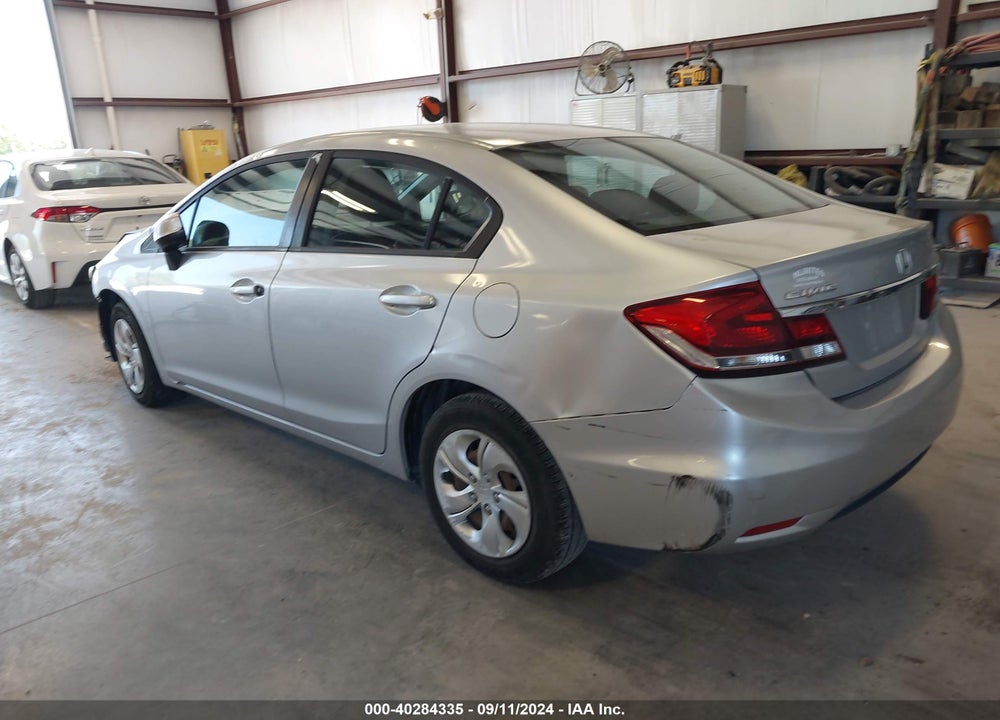 2013 HONDA CIVIC LX VIN: 2HGFB2F50DH574135