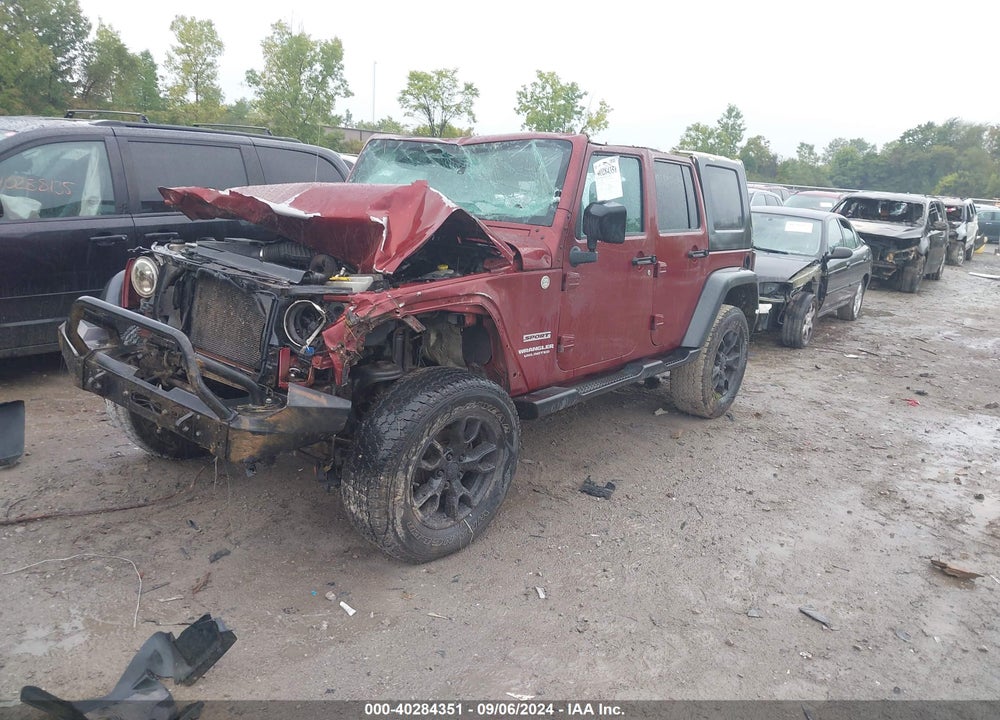 2010 JEEP WRANGLER UNLIMITED SPORT VIN: 1J4BA3H19AL104405