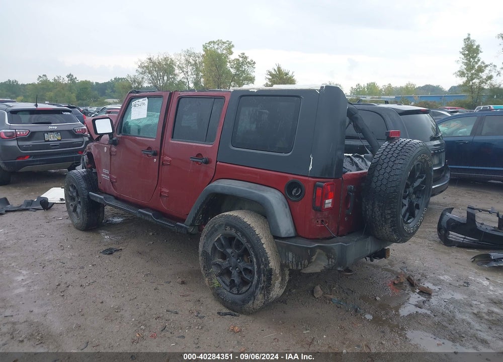 2010 JEEP WRANGLER UNLIMITED SPORT VIN: 1J4BA3H19AL104405