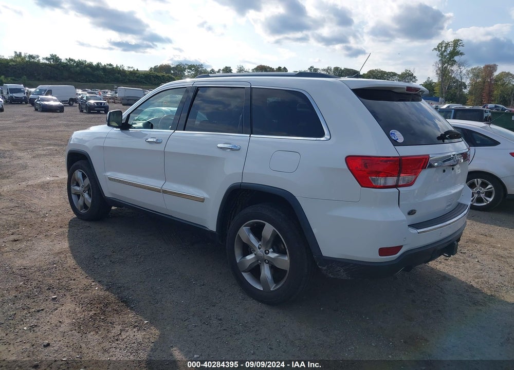 2013 JEEP GRAND CHEROKEE OVERLAND VIN: 1C4RJFCT5DC524682