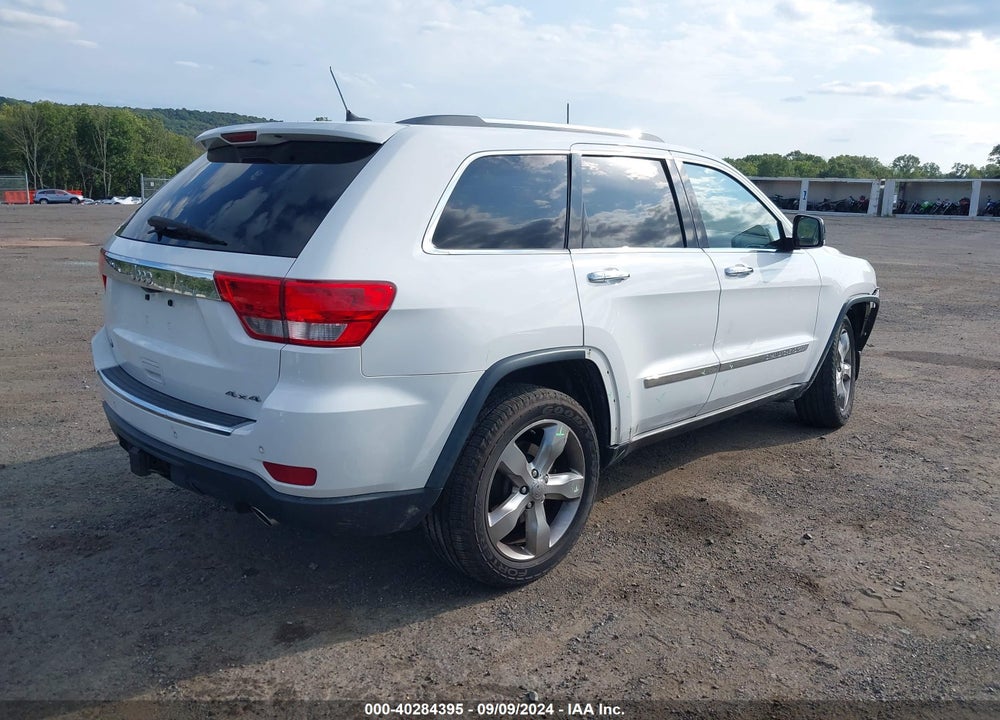 2013 JEEP GRAND CHEROKEE OVERLAND VIN: 1C4RJFCT5DC524682