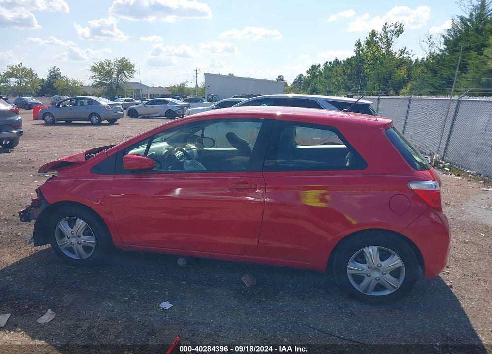 2013 TOYOTA YARIS L VIN: JTDJTUD34DD549223
