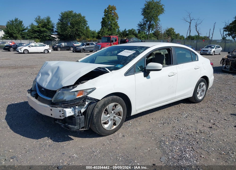 2015 HONDA CIVIC LX VIN: 19XFB2F56FE263337