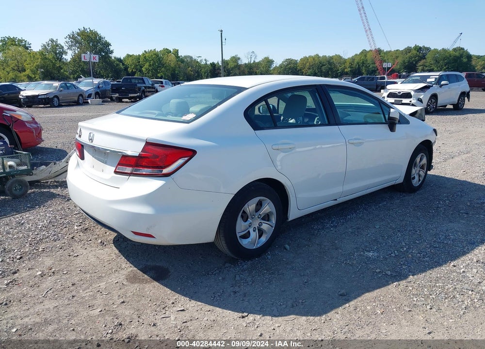 2015 HONDA CIVIC LX VIN: 19XFB2F56FE263337