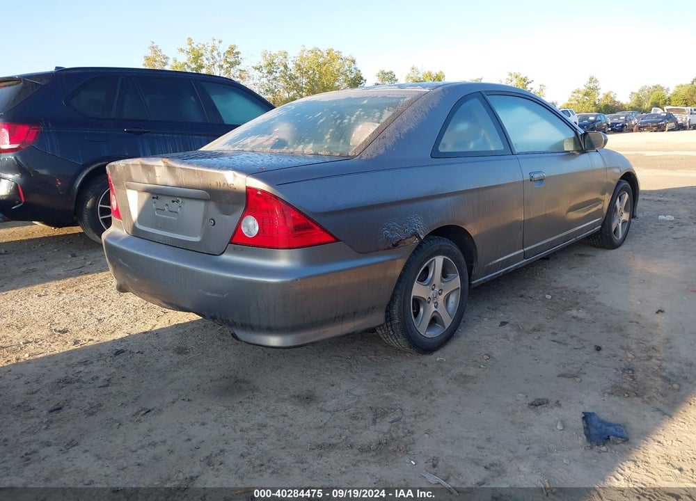 2004 HONDA CIVIC EX VIN: 1HGEM21934L004908
