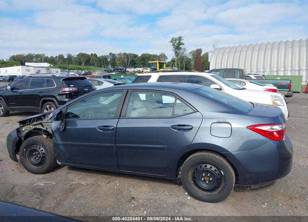 2016 TOYOTA COROLLA LE VIN: 2T1BURHE5GC590729