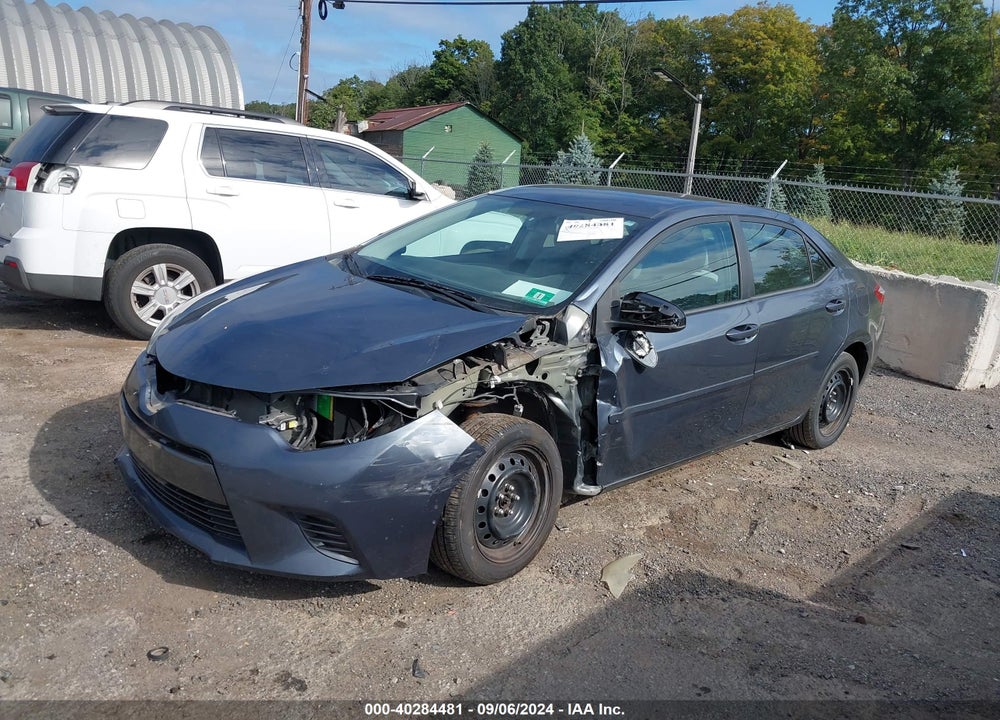 2016 TOYOTA COROLLA LE VIN: 2T1BURHE5GC590729