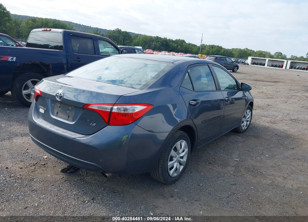 2016 TOYOTA COROLLA LE VIN: 2T1BURHE5GC590729