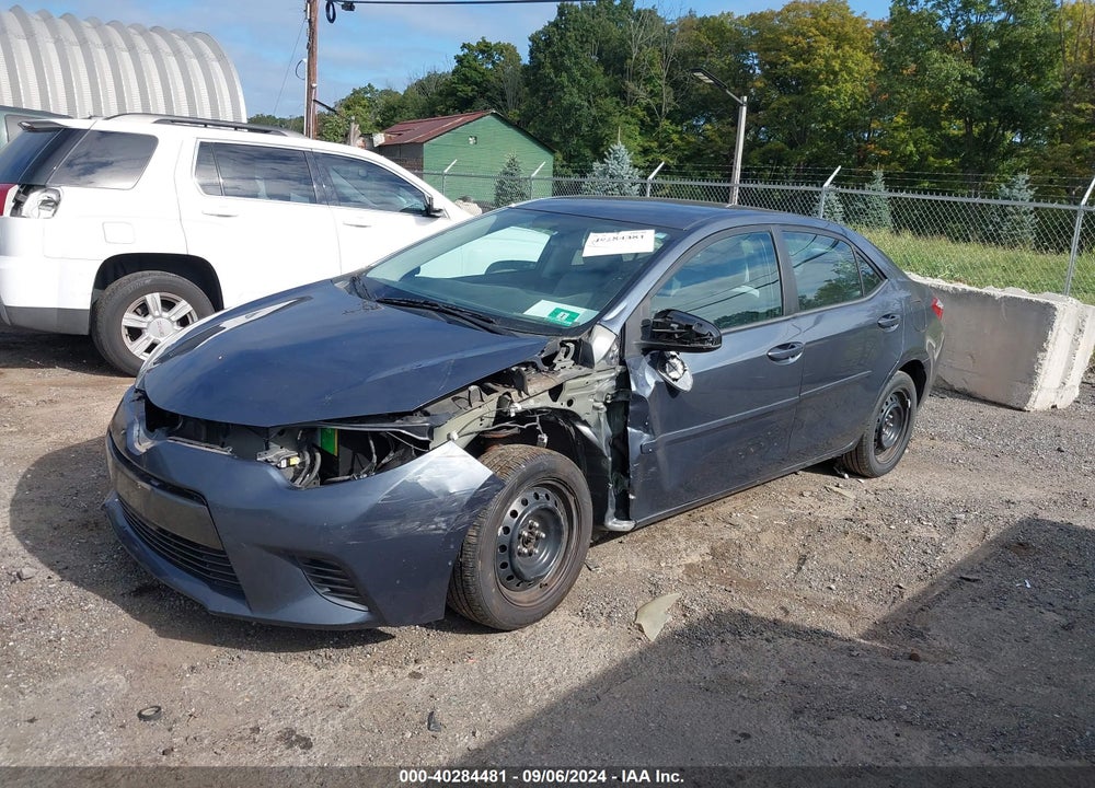 2016 TOYOTA COROLLA LE VIN: 2T1BURHE5GC590729