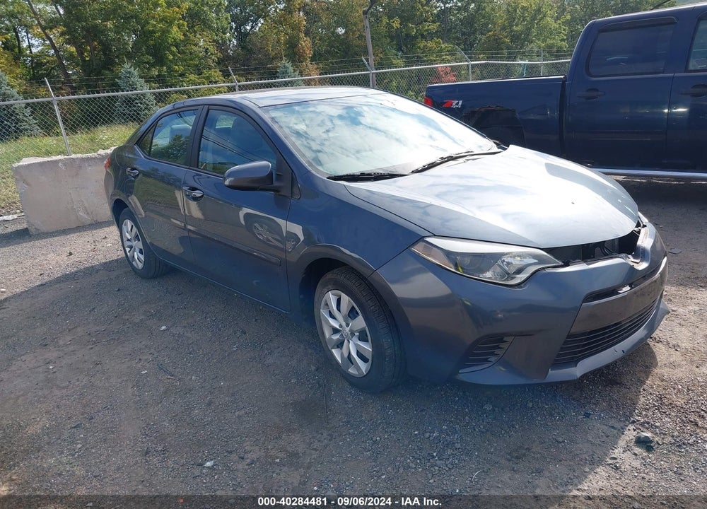 2016 TOYOTA COROLLA LE VIN: 2T1BURHE5GC590729