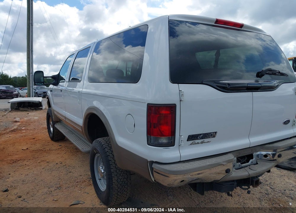 2003 FORD EXCURSION EDDIE BAUER VIN: 1FMNU45S63EC54214