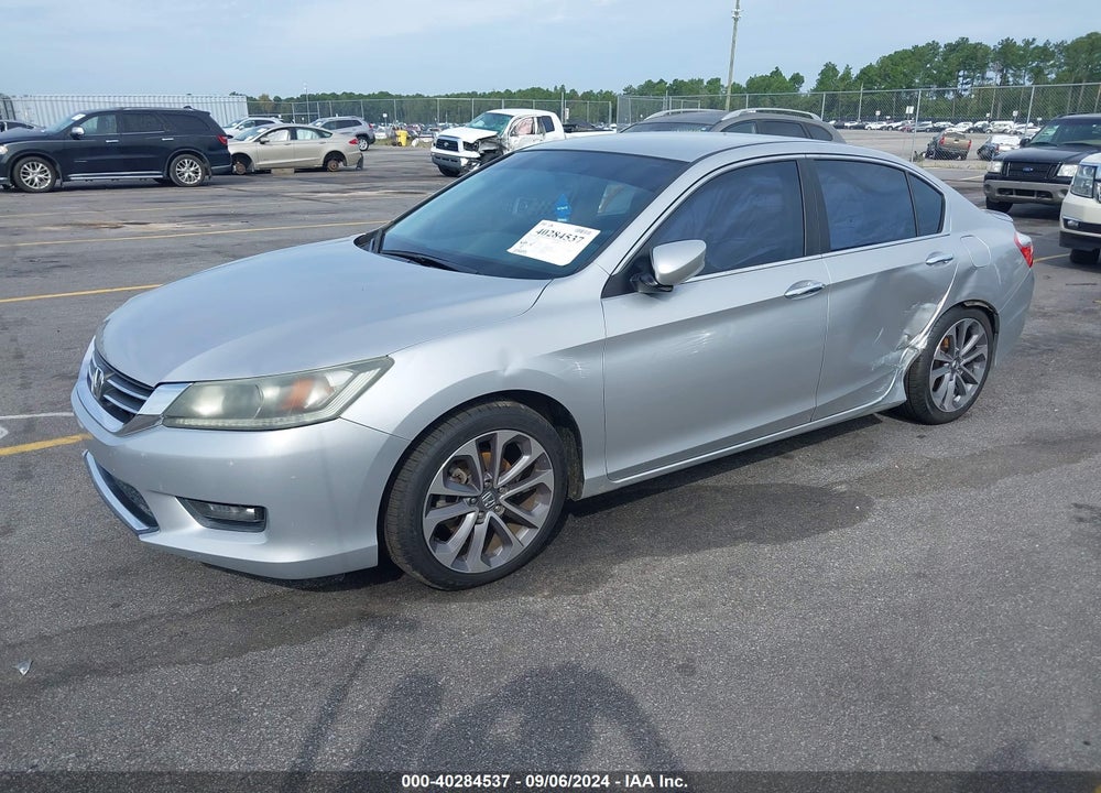 2014 HONDA ACCORD SPORT VIN: 1HGCR2F56EA281497
