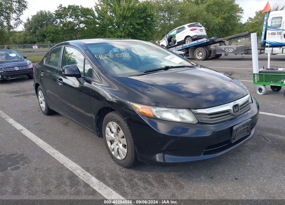 2012 HONDA CIVIC LX VIN: 2HGFB2F59CH312225