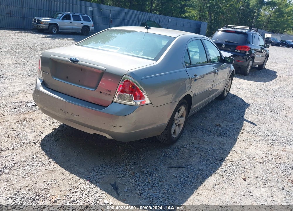 2008 FORD FUSION SE VIN: 3FAHP07Z58R114452
