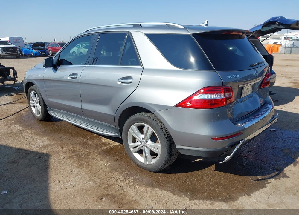 2013 MERCEDES-BENZ M-CLASS ML 350 VIN: 4JGDA5JBXDA257996