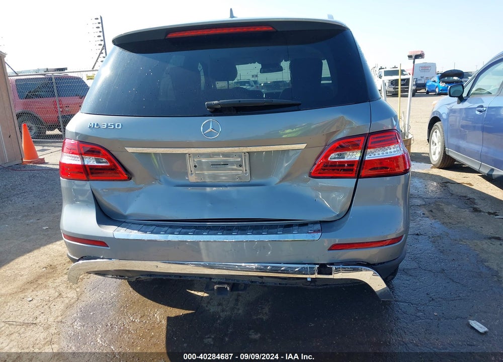 2013 MERCEDES-BENZ M-CLASS ML 350 VIN: 4JGDA5JBXDA257996