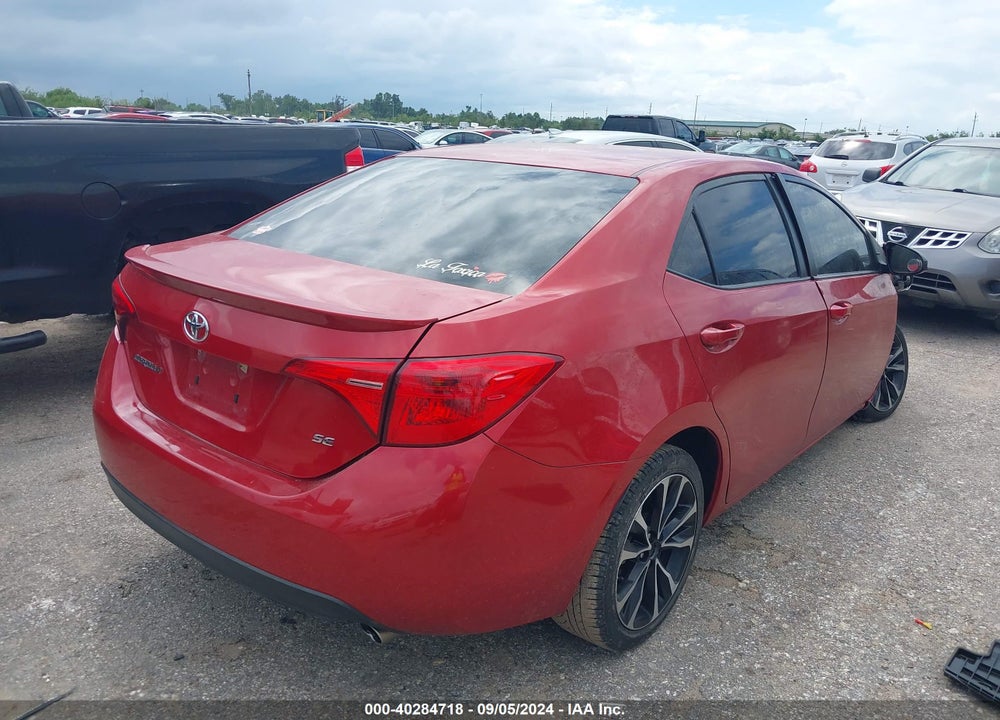 2019 TOYOTA COROLLA SE VIN: 2T1BURHE4KC236838