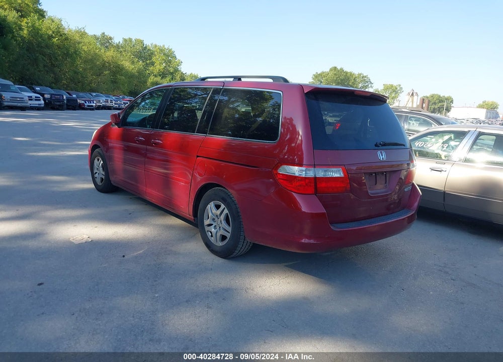 2005 HONDA ODYSSEY EX-L VIN: 5FNRL38795B118588