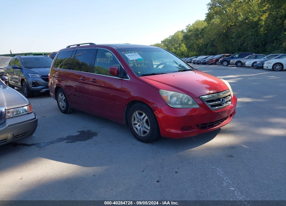 2005 HONDA ODYSSEY EX-L VIN: 5FNRL38795B118588